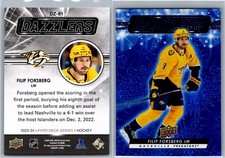 2023 Upper Deck Dazzlers Blue  Filip Forsberg  DZ-81