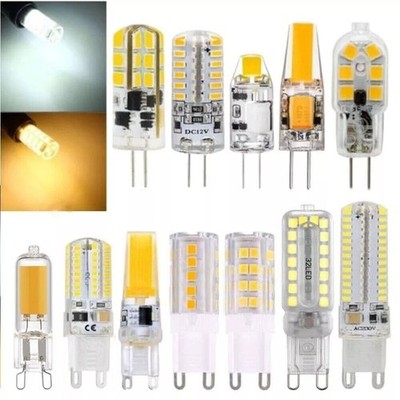G4 Led Birne Warmweiß/Kaltweiß G9 E14 2W-7W AC/DC 12V 220V COB SMD
