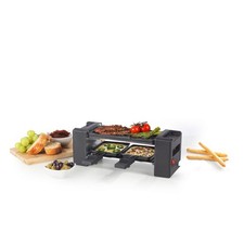 Giles & Posner Mini Raclette Grill - 2-Person Grill, 2 Spatulas Inc, Non-Stick