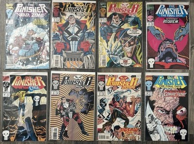Punisher Comic Lot- The Final Days, 2099, Punisher Plus Cage, War Zone