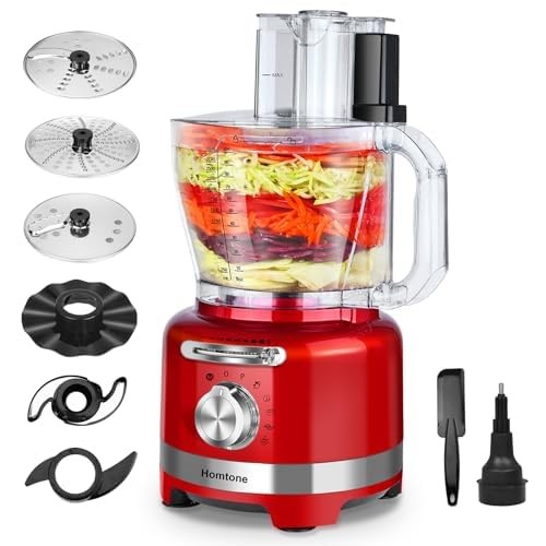 16 Cup Food Processor, Large Food Processors, 6 Preset Modes