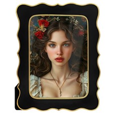 4x6 Vintage Picture Frame, Ornate Antique Photo Frames with with Glass Front,...