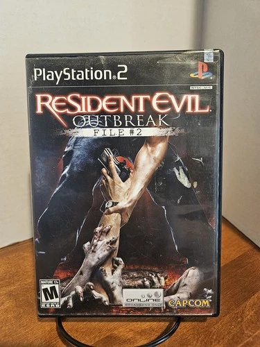 Resident Evil Outbreak File #2 PS2 PlayStation 2 Complete CIB Free Ship