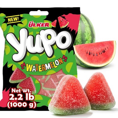 Watermelon Gummy Candies   Soft Chewy Fruit Gummies (2.2 lbs)