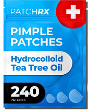 Pimple Patches for Face 240 Patches , Hydrocolloid Acne Patches with Tea Tree O