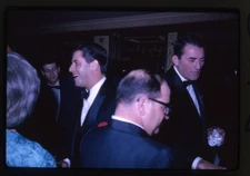 Gregory Peck Jerry Lewis Original 35mm Photo Transparency Rare Candid 1965 Event