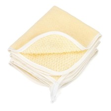 3 Pack Wash Cloths,Exfoliating Body Scrubber,Body 1 Count Pack of 3 , Beige