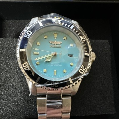 Invicta Pro Diver Men's Quartz 200m 40mm Blue Dial Black Bezel Box Papers