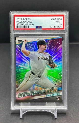 2024 Topps Update - PAUL SKENES - RC Rookie Stars Of MLB Pirates #SMLB-64 PSA 9