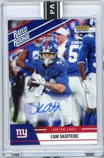 2025 Panini Instant NFL Cam Skattebo #2 Rated Retro Rookie Auto /99 RC Card