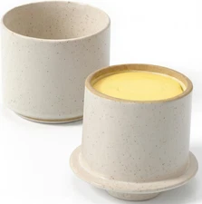 Beautiful Ceramic Butter Crock for Kitchen Countertop – Premium Container 