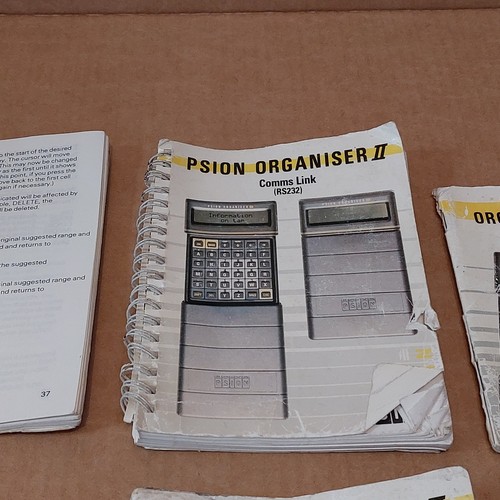 Psion 2 Organiser Power Connector and Booklets for Comms Link, Spreadsheet - 第 6/13 張圖片
