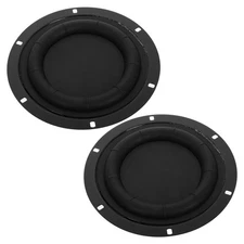 2 Pcs Bass Radiator Replacement Woofer Part DIY Subwoofer Repair