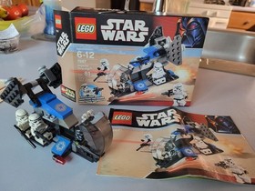 STAR WARS LEGO 7667 Imperial Dropship AND 2x 7668 Rebel Scout Speeder COMPLETE