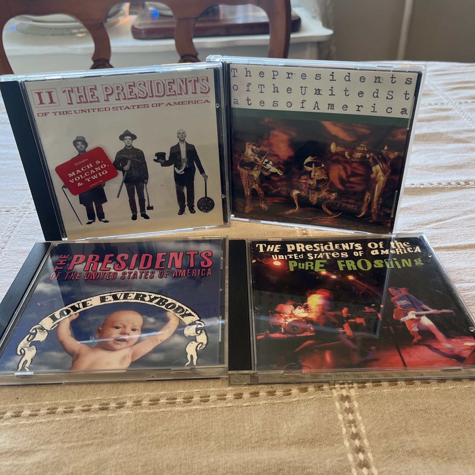 PRESIDENTS of the UNITED STATES of AMERICA CD LOT Love Everybody Pure Frosting +