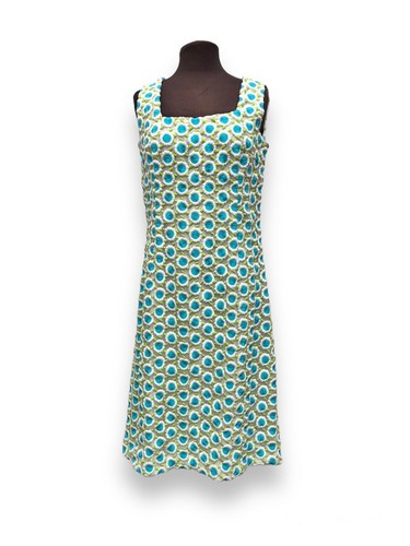 Vintage 60er 70er Jahre besticktes Kleid Größe 10-12 - Ex Hire Kostüm