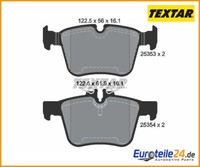 Bremsbelagsatz, Scheibenbremse Q+ Textar 2535301