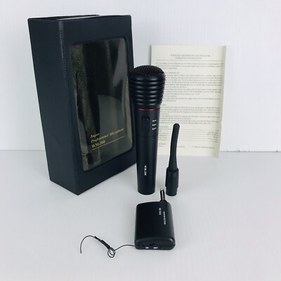 Super  Professional Microphone WM-308 Wireless Working