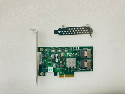 Supermicro AOC-SASLP-MV8 REV 1.01 PCI-E 8-Port SAS/SATA RAID Controller