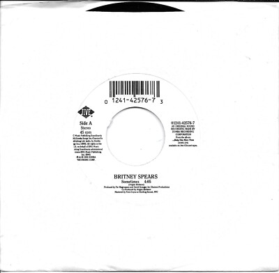 BRITNEY SPEARS  Sometimes  rare 45 from 1999
