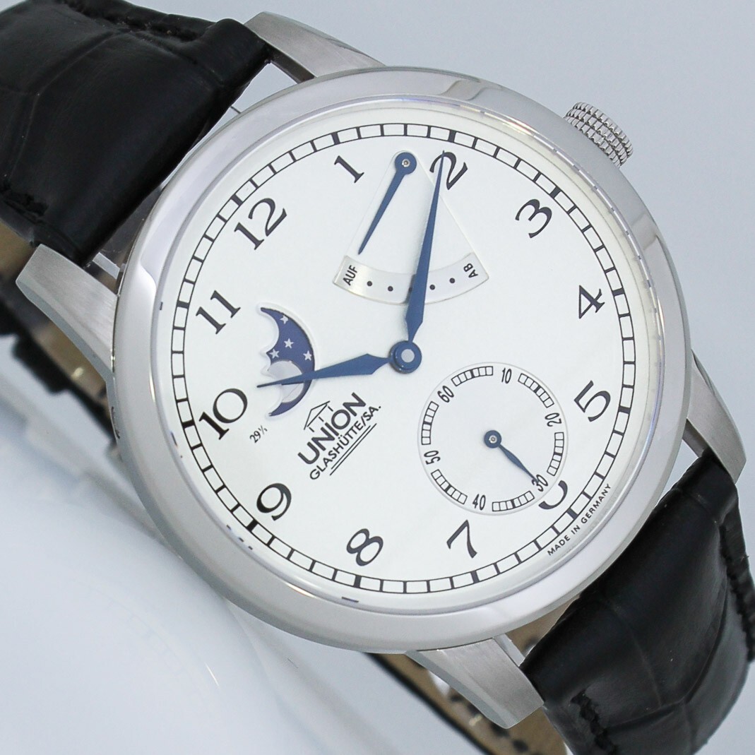 UNION GLASHÜTTE JULIUS BERGTER GANGRESERVE MONDPHASE LIMITED UHR