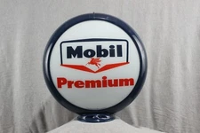 MOBIL PREMIUM GAS PUMP GLOBE