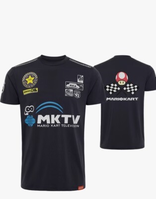 Nintendo Super Mario Kart Jersey T-Shirt Nintendo World NY Bowser Nintendo Super Mario Kart Jersey T-Shirt Nintendo World NY Bowser