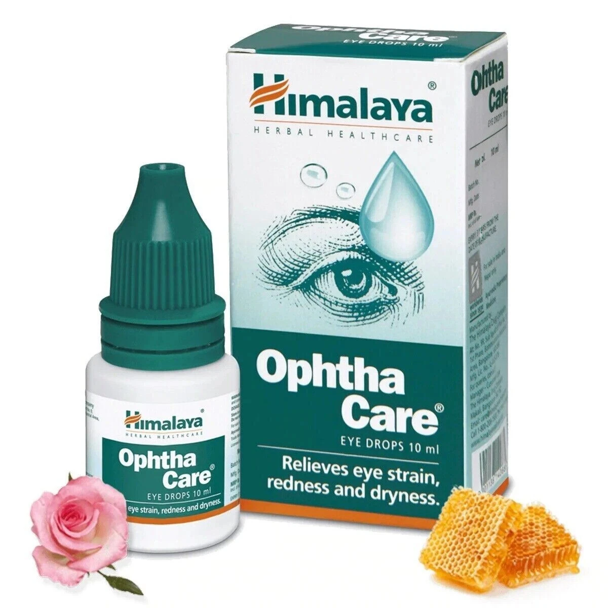 Opthacare Eye Drop 10ml Each Relaxes Eyes From Strain + Free Ship
