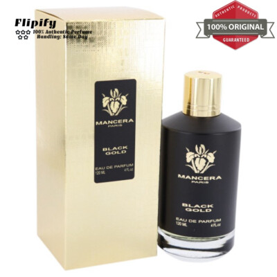 Black Mancera Mens Perfume Mancera Black Gold Cologne Oz EDP Spray For Men  By Mancera