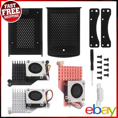 Schutzhülle Metallgehäuse mit Lüfter Kühlkörper Kit passend für Raspberry Pi 5