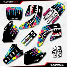 CMYK Savage Camo Racing Graphics Kit fits Honda Cr125 Cr250 00-01 CR 125 250