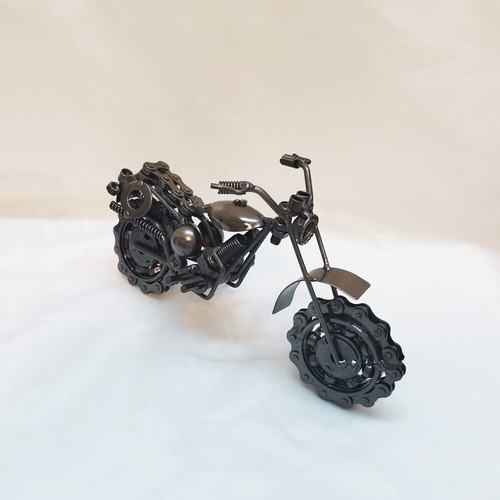 Collectible Motorbike Model Metal Dirt Bike Motorcycle Sculpture Home Bar Decor - Picture 20 of 24