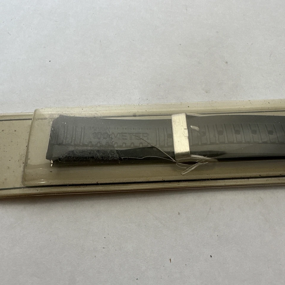 Correa de reloj Speidel impermeable 100 metros. Stock nuevo/antiguo vintage Foto 2 de 4