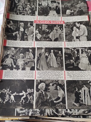 Sk46 Ephemera 50er Jahre Filmartikel Der Glaspantoffel Leslie Caron 