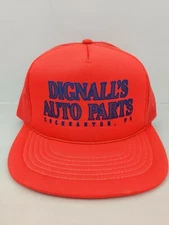 Vintage Dignalls Auto Parts PA USA Trucker Hat Snapback Cap