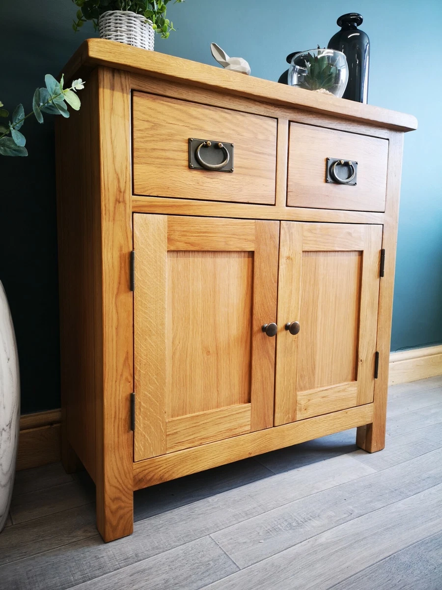 Small oak cabinet with drawers deals