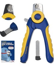 PETHROOM Professional Dog Nail Clipper with Transparent Guard  Nail File  ...