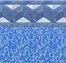 28' Round Tuscan Unibead Liner - 52" Height, 20 Gauge