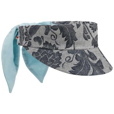 BEDACHT Denim Flowers Visor Sonnenvisor Damenvisor Caps