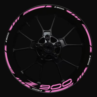 Z900 Rim Sticker For Kawasaki Z900 Motorcycle Wheel Waterproof Hub Decal Rim Stripe ...