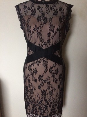 boohoo eyelash lace bodycon dress