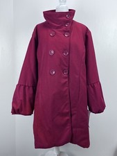 Womens Excelled Brand Wool Blend Coat Jacket Sz 3x Plus Nwt Quilted Lining