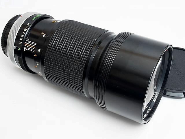 Canon キヤノン FD 200mm f2.8 S.S.C. Canon FD 200mm F/2.8 S.S.C. | LENS-DB.COM