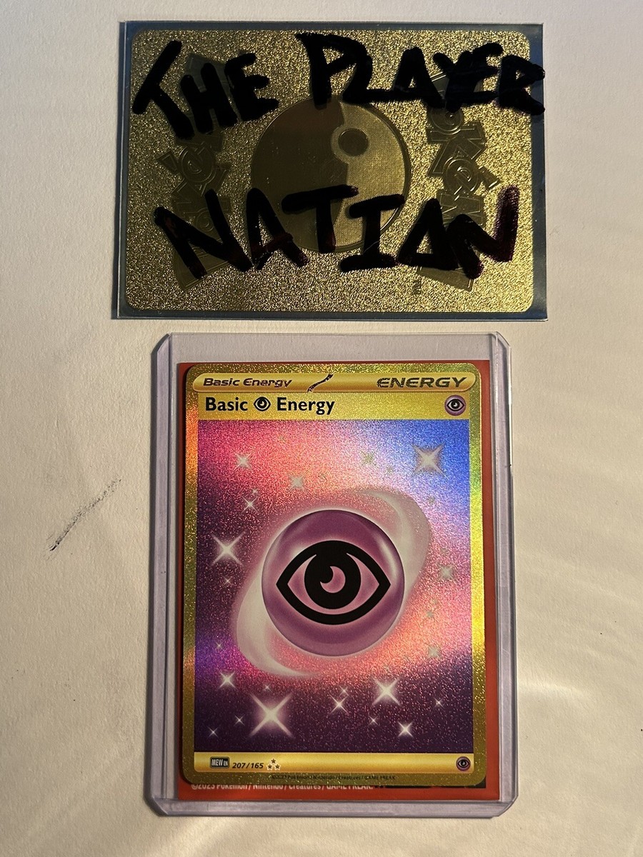 pokemon gold psychic energy card Basic Psychic Energy - 207/165 207