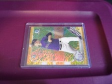 2019 Bowman Chrome Ryan Feltner 1st Prospect Gold Shimmer Refractor #04/50