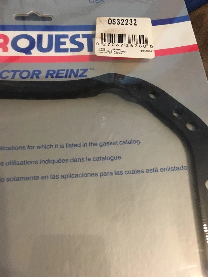 Engine Oil Pan Gasket  Victor OS32232 fits 96-00 Honda Civic 1.6L-L4 - Image 2 of 4