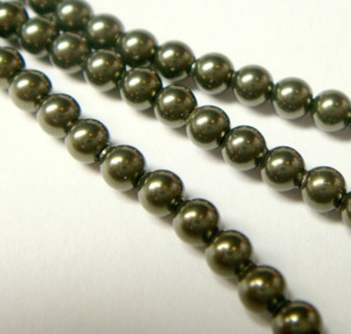 Genuine SWAROVSKI CRYSTAL PEARL ELEMENT #5810 ROUND BEAD ~ Many Color & Size - Picture 49 of 146