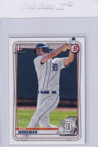 2020 BOWMAN DRAFT 1ST RC GAGE WORKMAN DETROIT TIGERS ROOKIE E5537