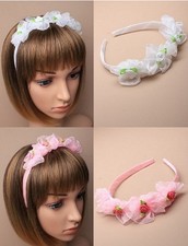 Rosebud Alicebands in Pink or White