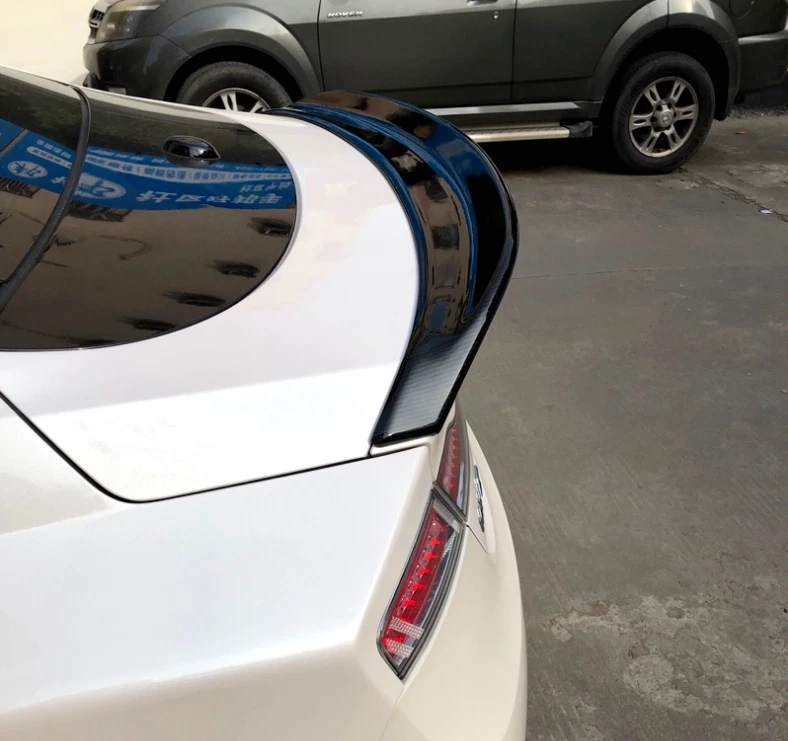 1x Preto ABS Traseiro Cauda Tronco Spoiler Asa Acabamento Labial Ajuste Para Lincoln MKZ 2015-2022 - Imagem 2 de 4